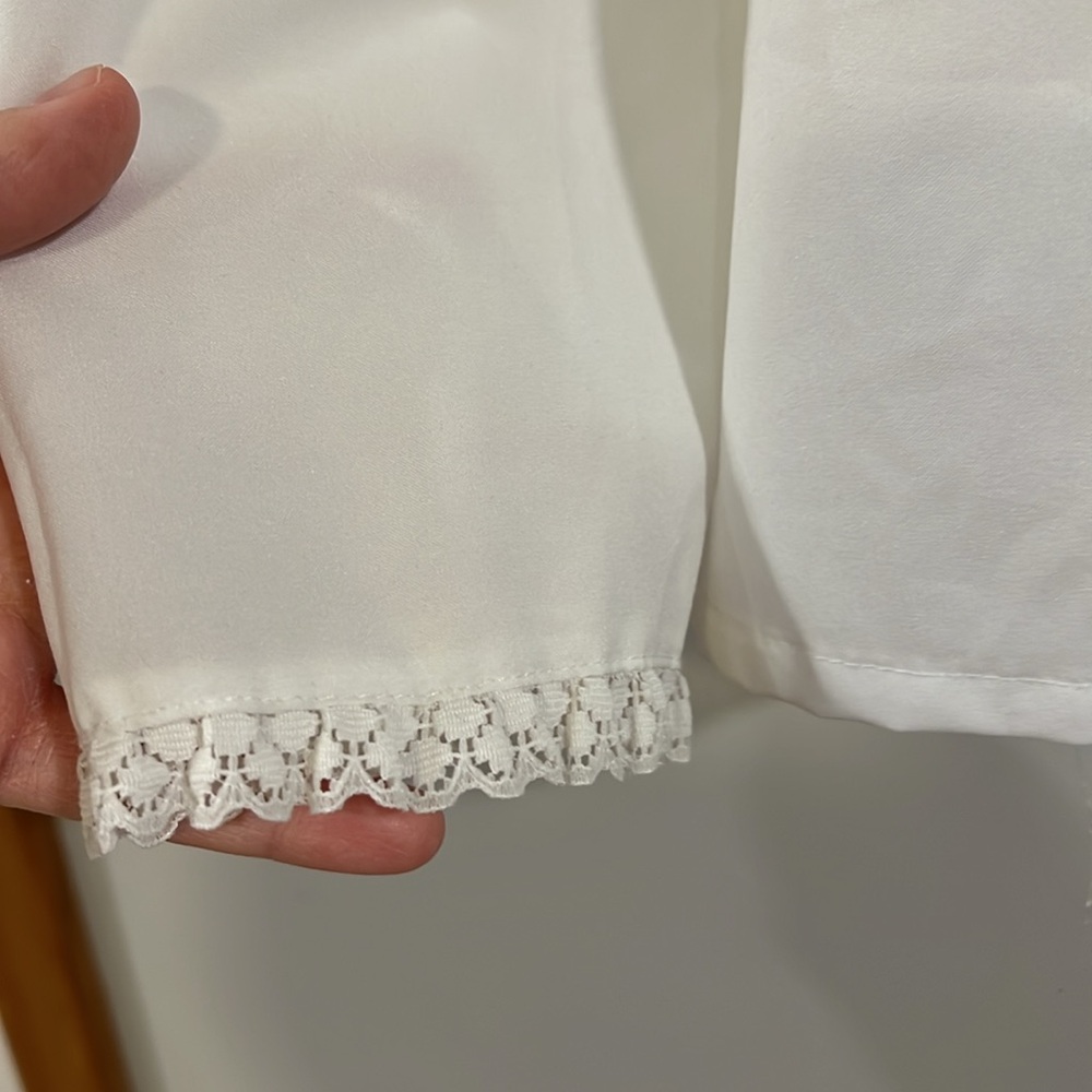 Lucky Winner - 14, white lace dress shirt - Picture 5 of 8